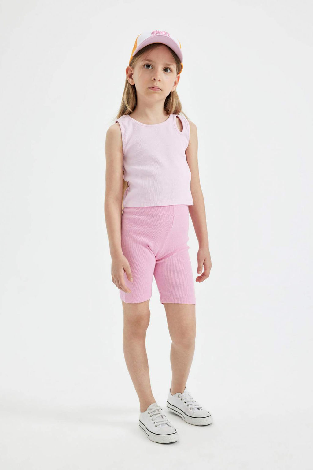 K?z Cocuk Biker Fitilli Kaskorse Tayt - Defacto фото 4