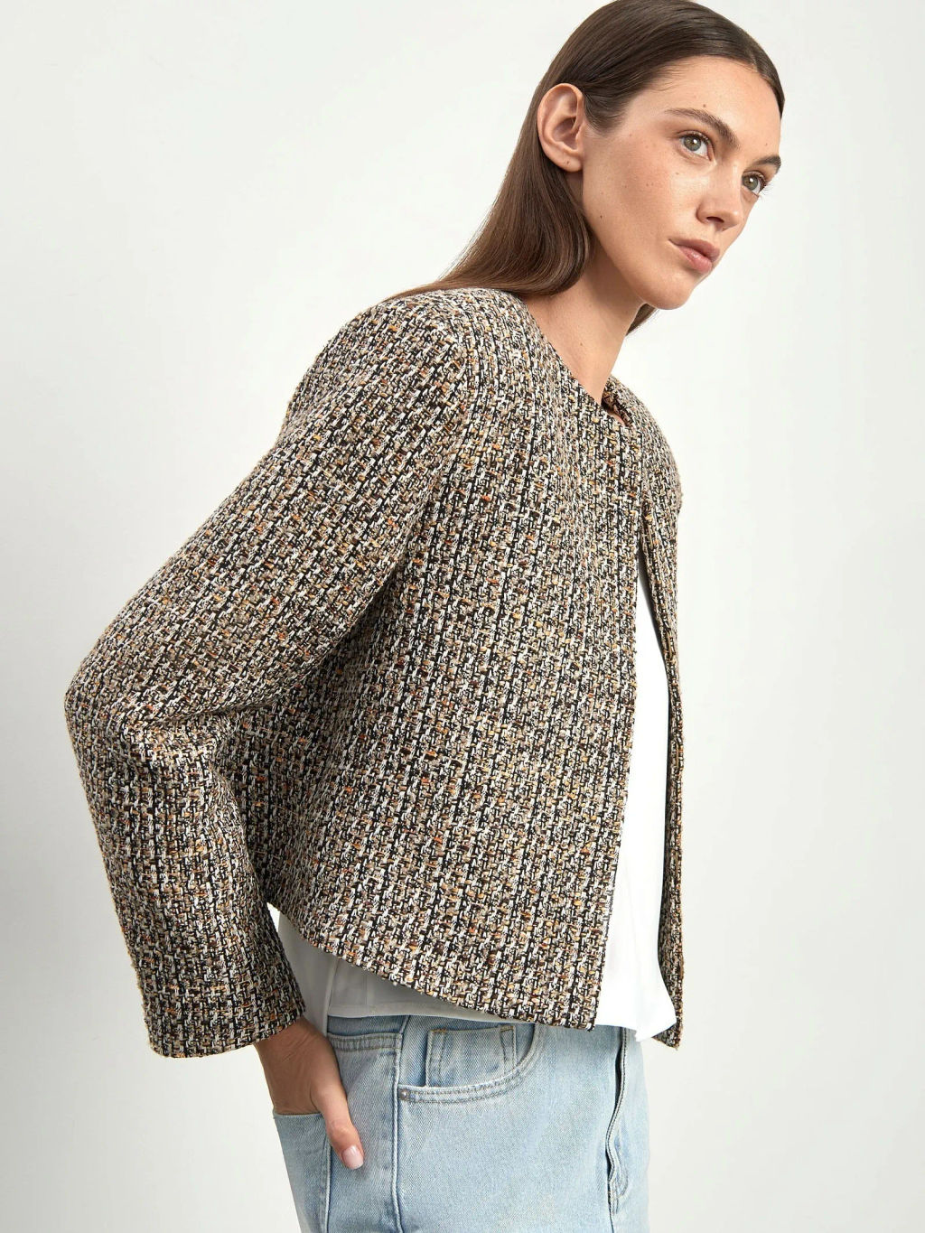 Жакет прямого кроя - Emka фото 3