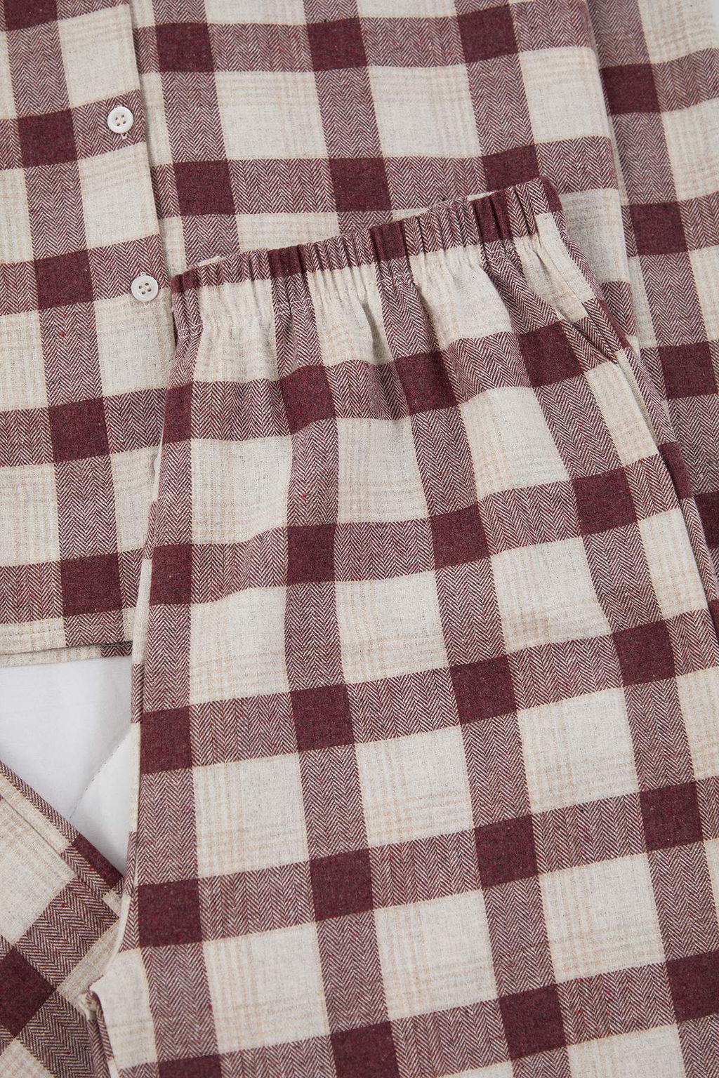 Gul Kurusu Kal?n/K?sl?k Ekoseli Flanel Dokuma Pijama Tak?m? THMAW26PT00196 - Trendyolmilla фото 17