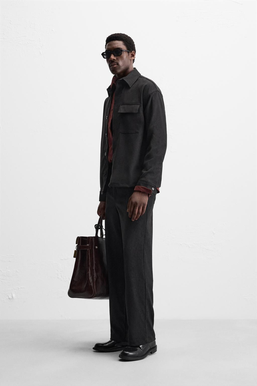 JOGGER WAIST TROUSERS - Zara фото 4