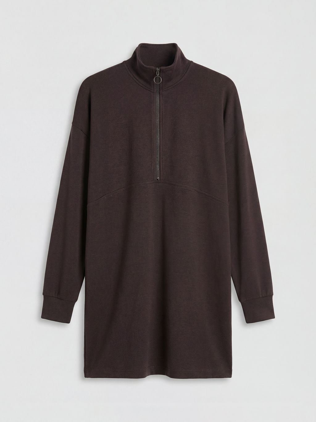 Dik Yaka Soft Touch Kad?n Sweatshirt Tunik