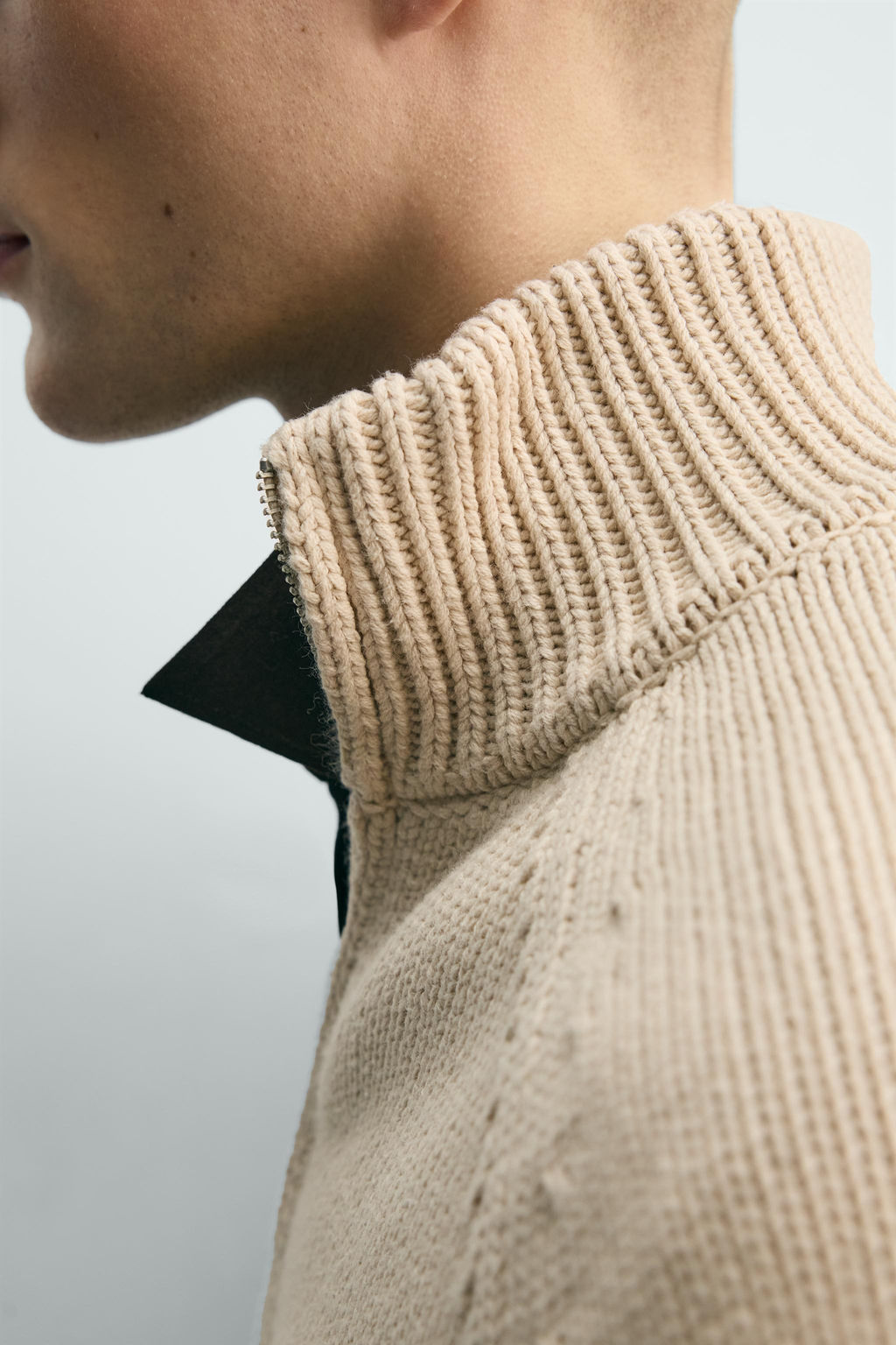 WASHED TEXTURED KNIT CARDIGAN - Zara фото 14