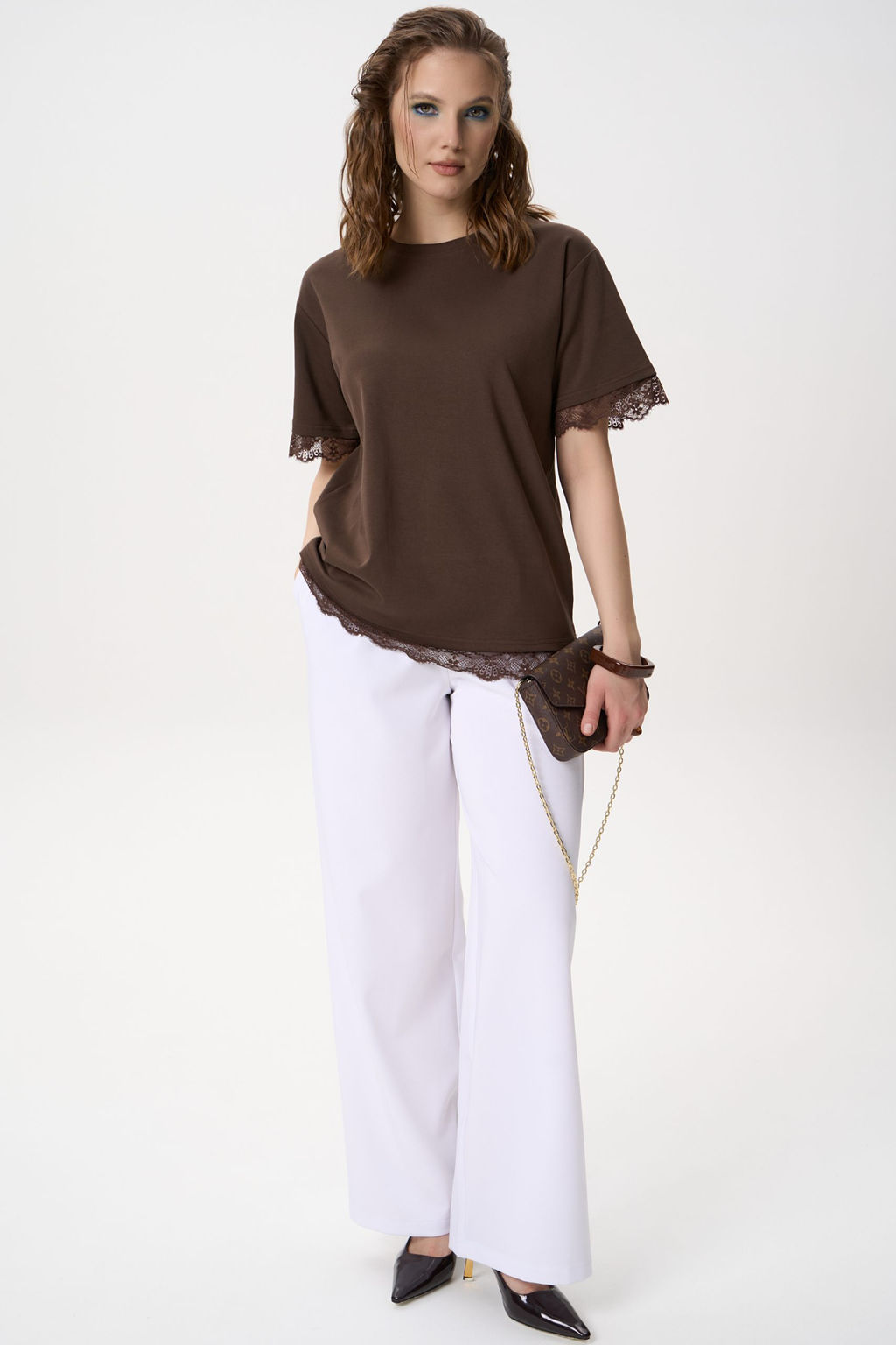 Футболка Бэль (шоколадный) - Эльза фото 3