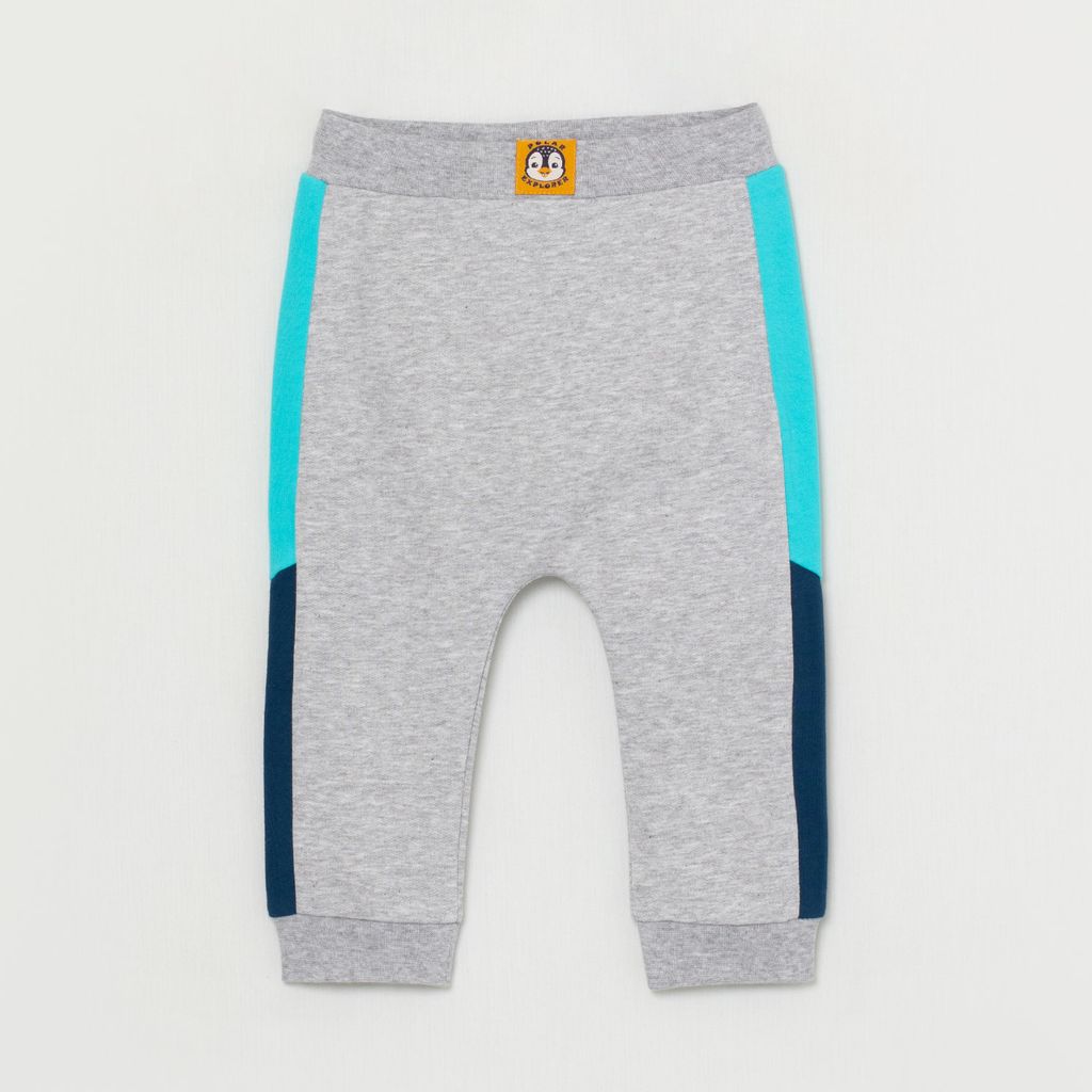 CRB wear/CWNB 70110-11-289 Брюки для мальчика, светло-серый меланж/Ex.Cherubino  фото 3