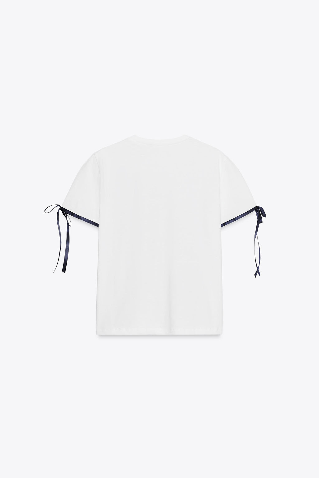 T-SHIRT WITH CONTRAST BOWS - Zara фото 13