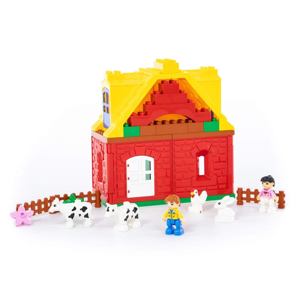 Конструктор Макси - Весёлая ферма (65 элементов) (в коробке) - Полесье фото 5