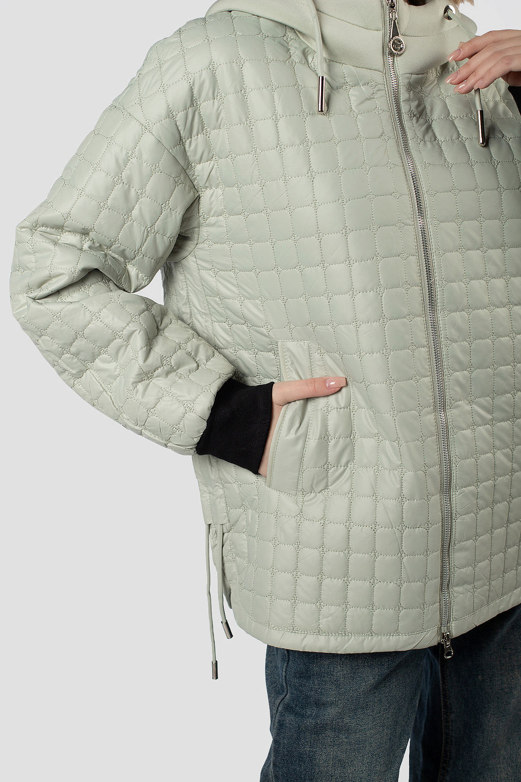 04-3154 Куртка женская демисезонная (синтепон 80) - El podio фото 7