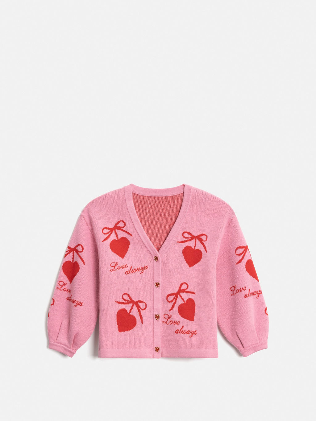 ACOOLA / Кардиган детский для девочек Eseniya розовый  фото 3