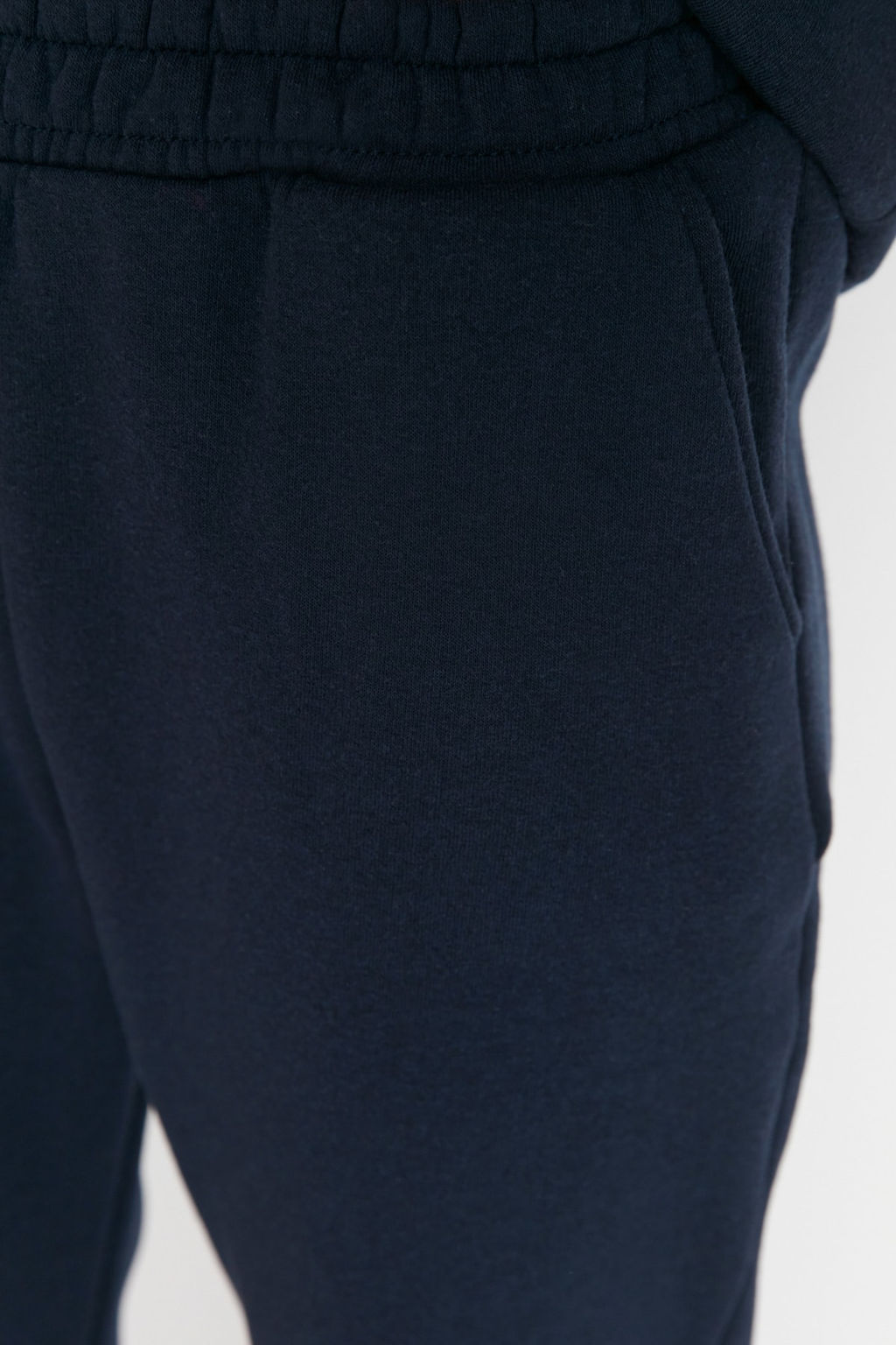 Lacivert Loose Jogger Kal?n Ici Polarl? Orme Esofman Alt? Pantolon TWOAW23EA00151 - Trendyolmilla фото 7