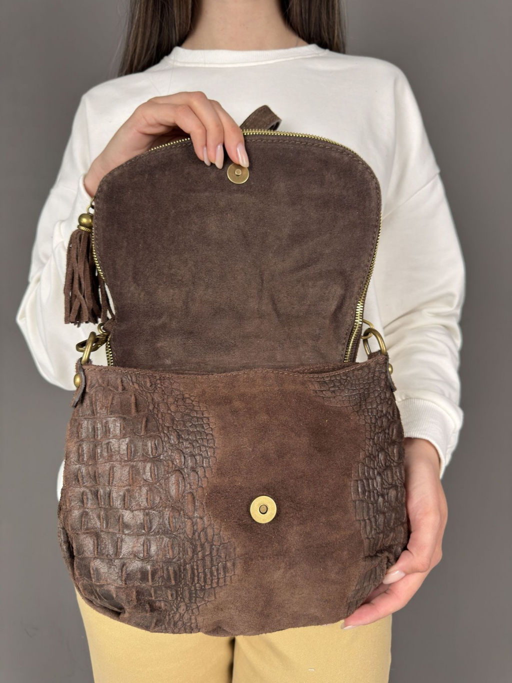 Сумка женская из телячьей кожи