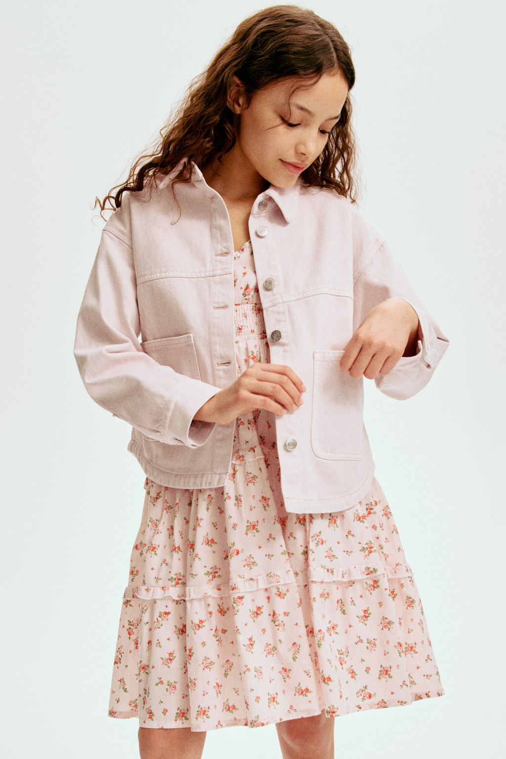 Sobrecamisa en sarga de algod?n - H&m фото 4