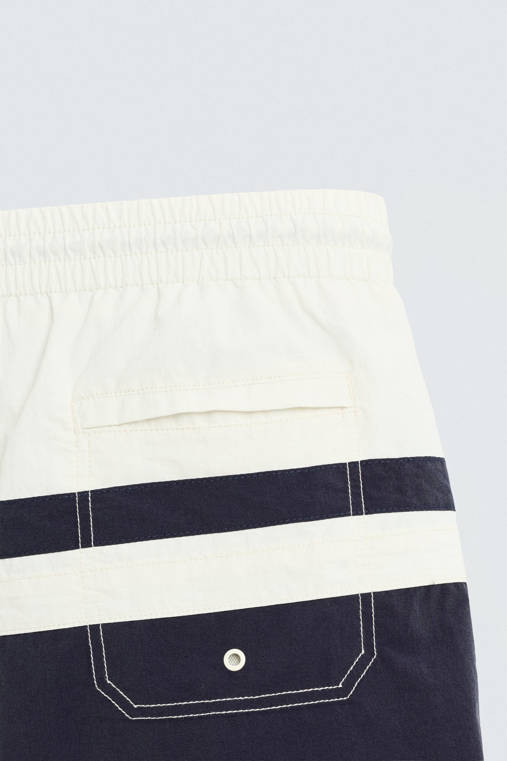 COLOUR BLOCK LONG SWIMMING TRUNKS - Zara фото 4