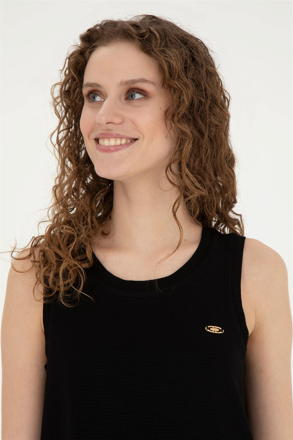 Женское черное трикотажное платье - U.s. polo assn фото 2