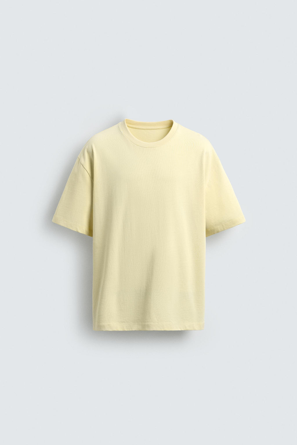 CAMISETA HEAVYWEIGHT B?SICA /03 / Amarillo claro