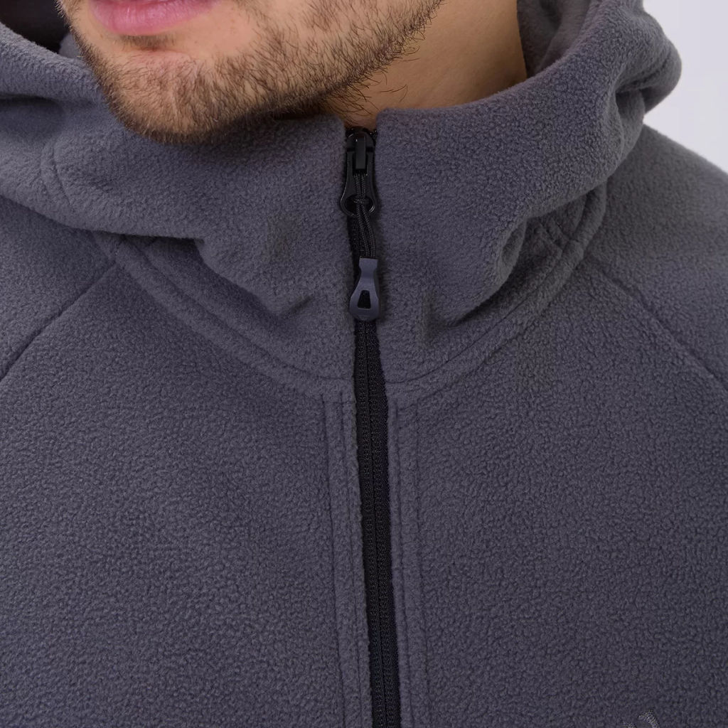 RODOS Толстовка на молнии мужская флис М-322 Черный  фото 35