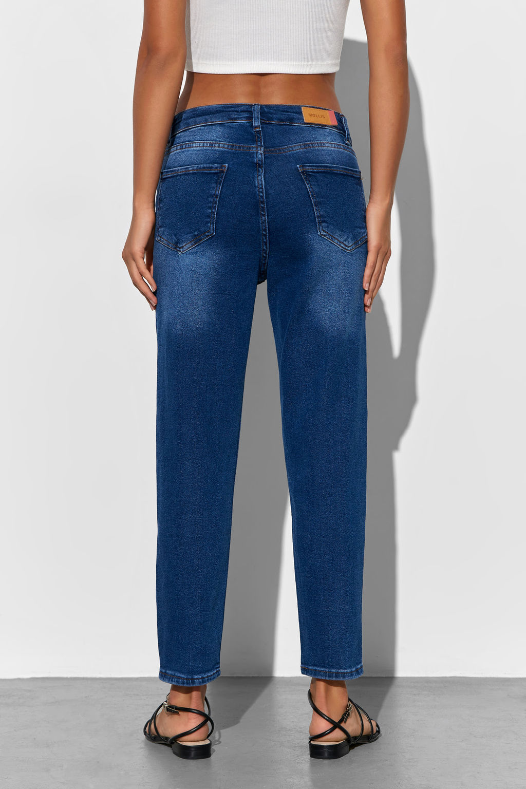 Джинсы зауженные по низу - Mollis фото 4