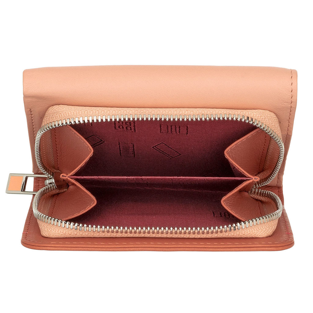 Итальянский кожаный кошелек DuDu серии Pemba | пудровый - Dudubags фото 5