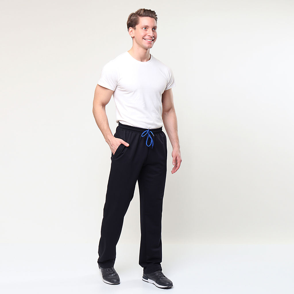 RODOS Брюки мужские весна/лето М-232 Синий/Васильковый