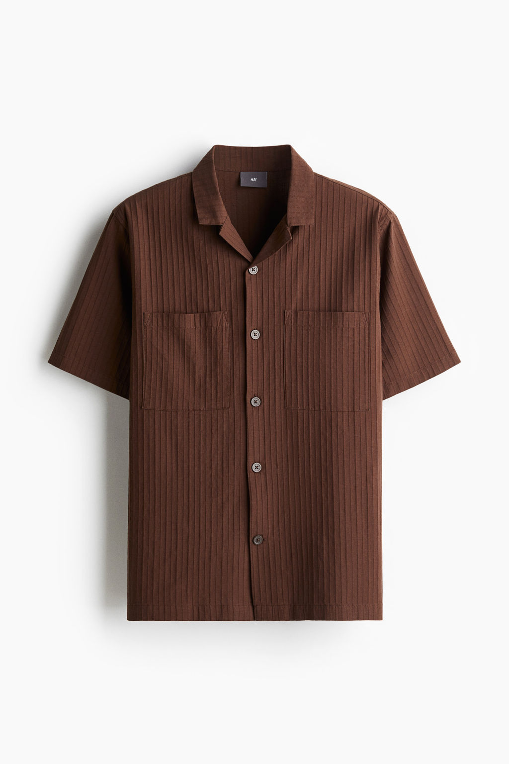 Camisa y pantal?n corto de pijama en algod?n - H&m фото 2