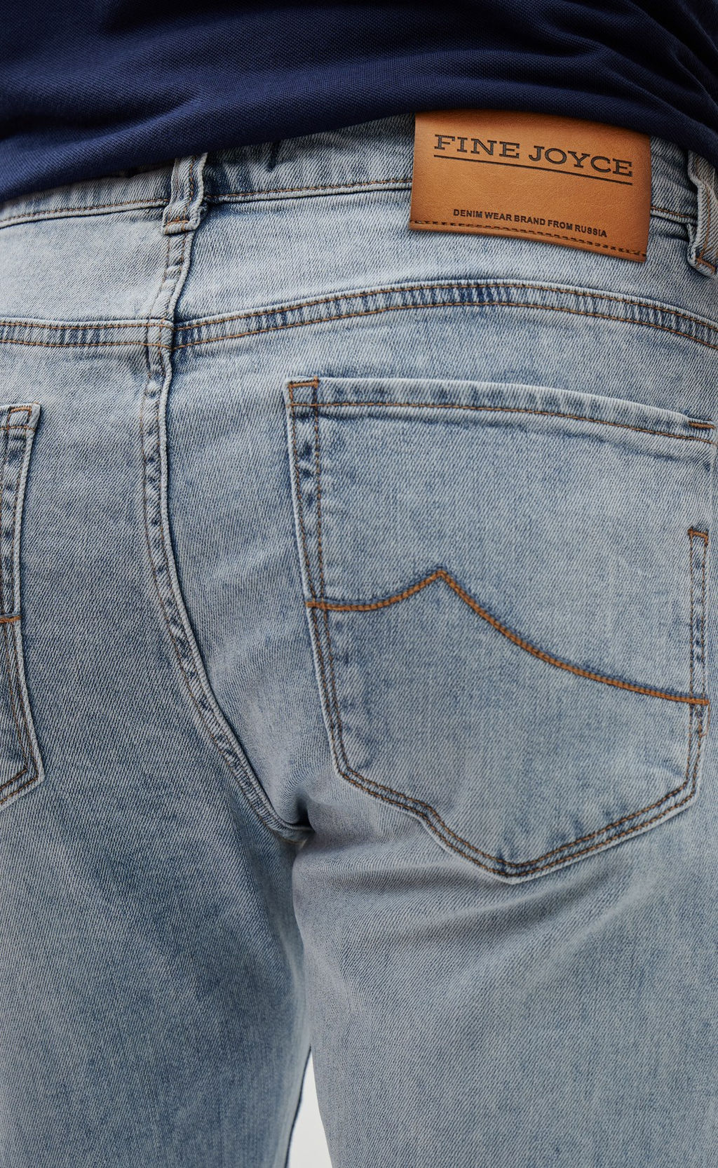 Джинсы F211-0194R l.blue - Fine joyce фото 6