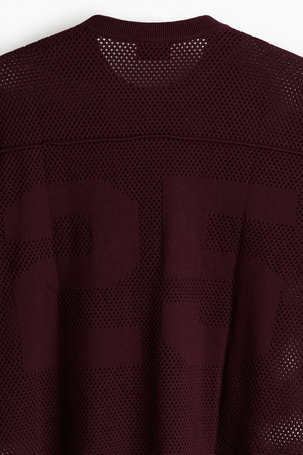 Camiseta boxy en punto calado Relaxed Fit - H&m фото 3