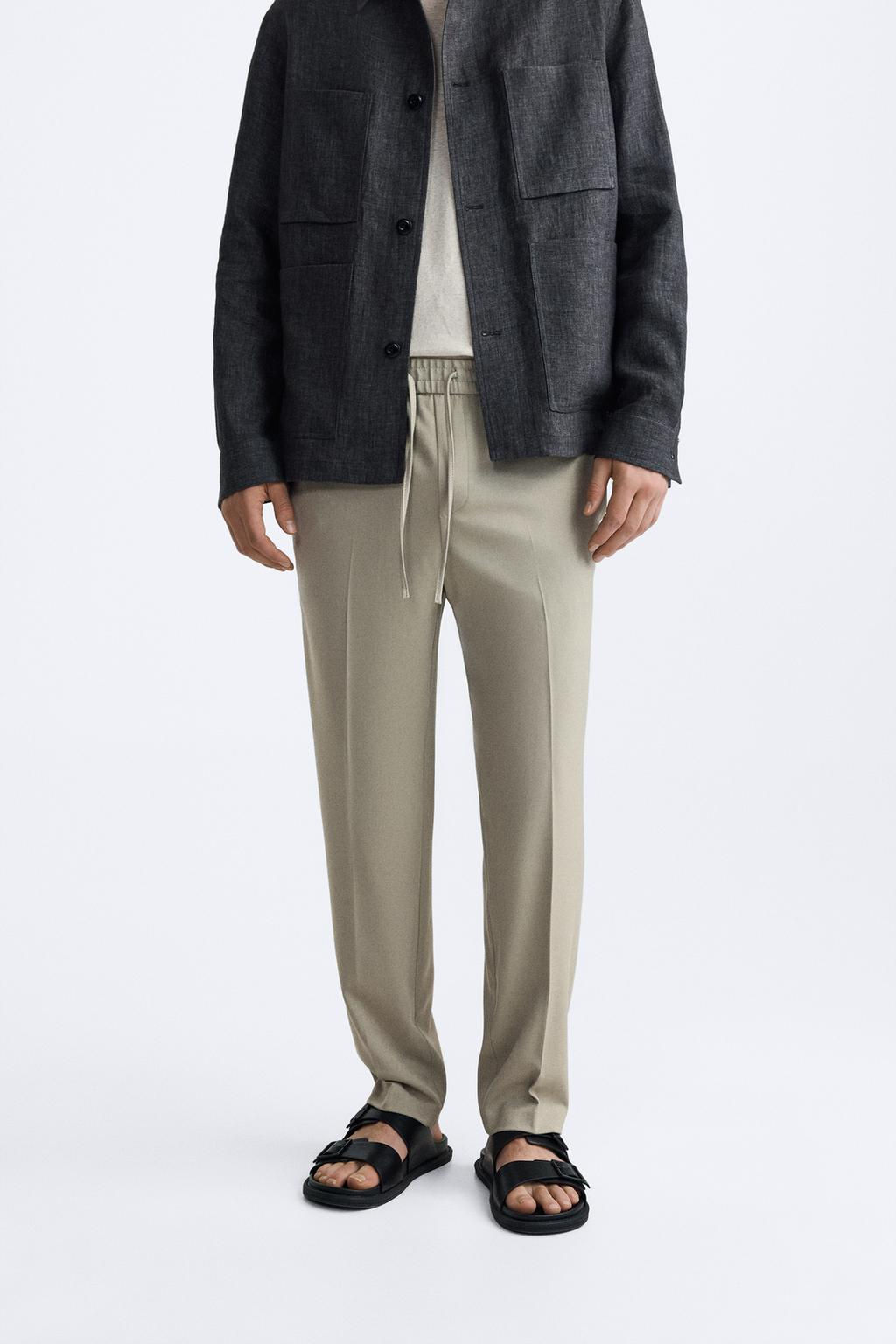 ZARA COMFORT FIT JOGGER BEL PANTOLON  фото 33