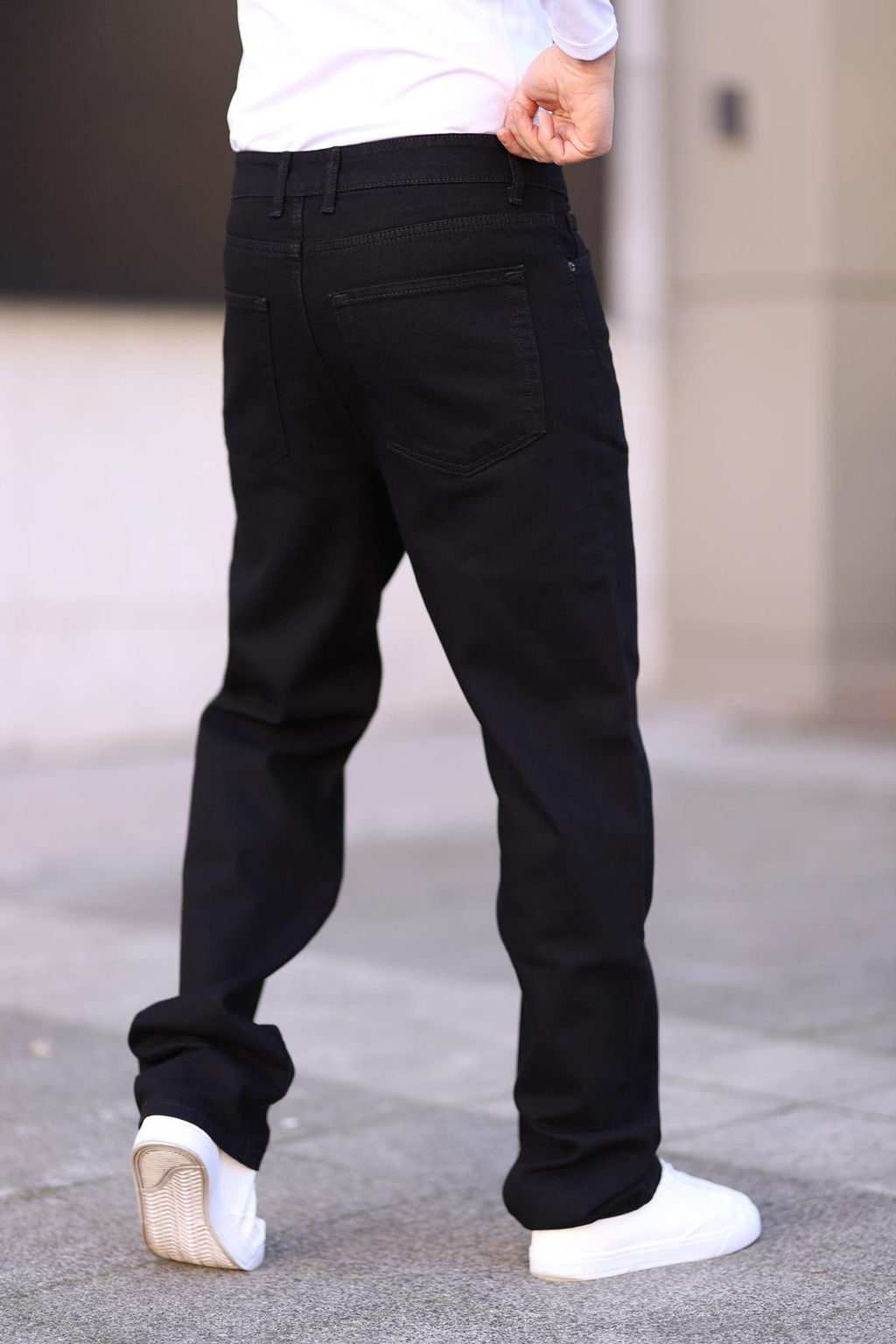 TRENDYOL MAN Ac?k Mavi %100 Pamuk Baggy Fit Jeans Bol Kot Pantolon TMNAW24JE00027 - Trendyolmilla фото 48