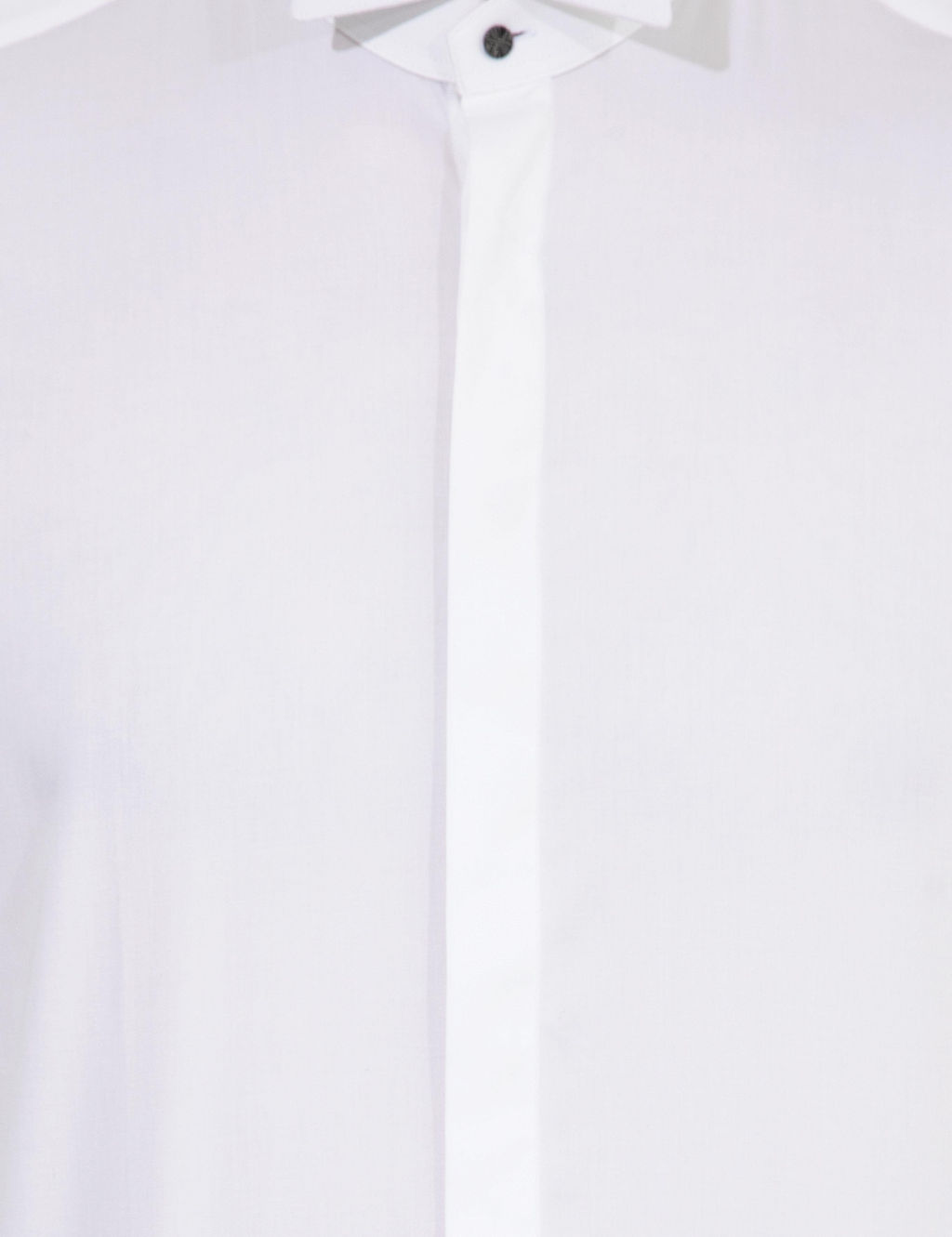 Белая приталенная рубашка под смокинг - Cacharel фото 6