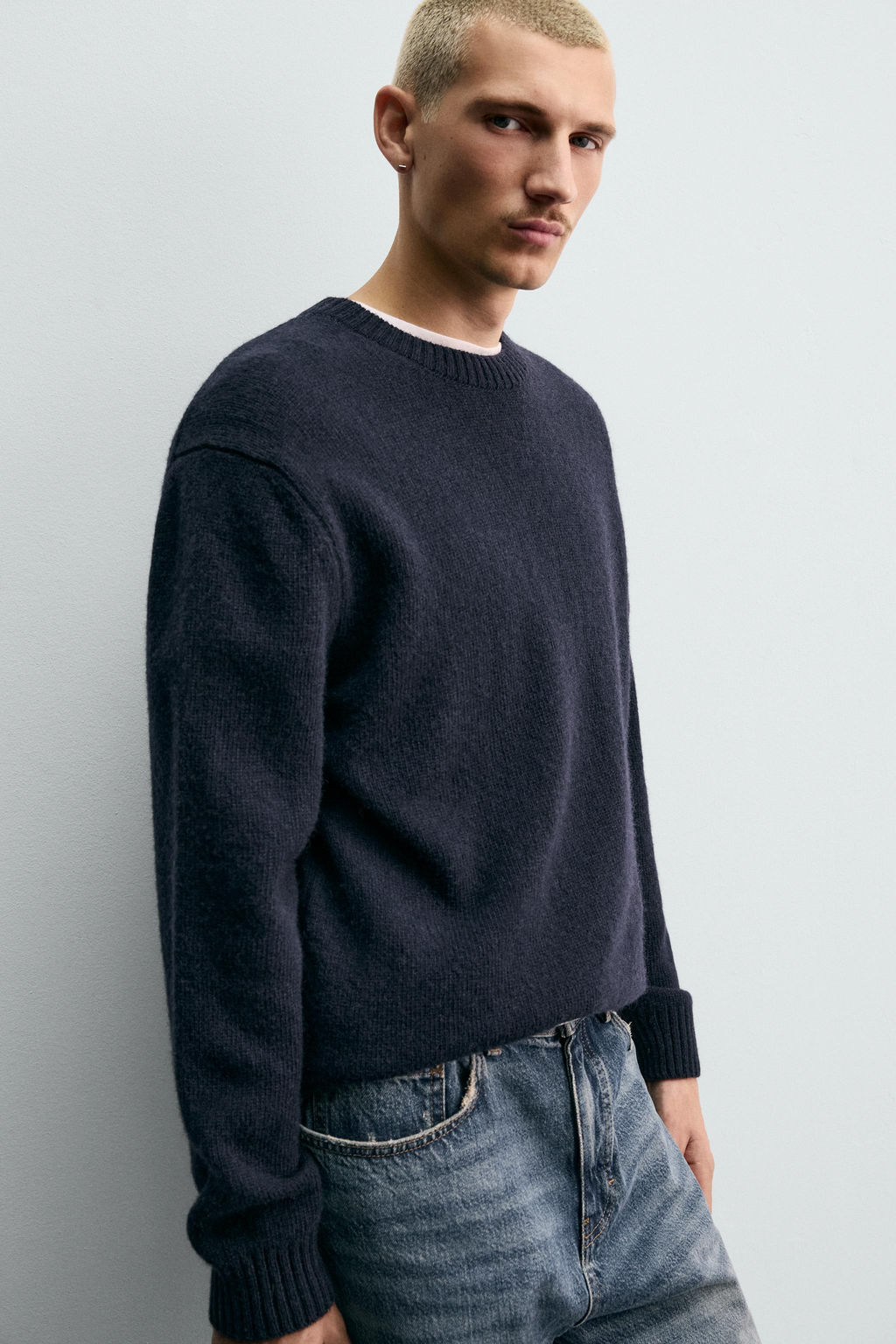 REGULAR FIT 100% WOOL JUMPER