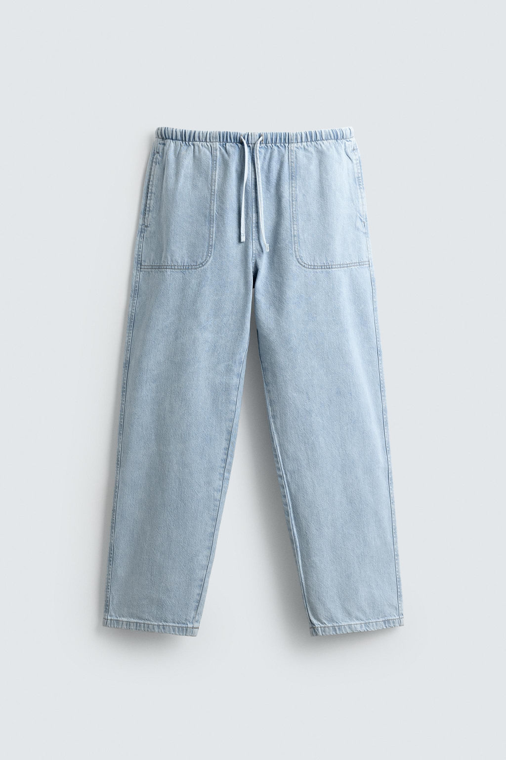 LIGHTWEIGHT JOGGER FIT JEANS - Zara фото 7
