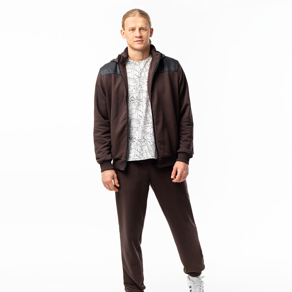 RODOS Спортивный костюм мужской М-287 Кофейный