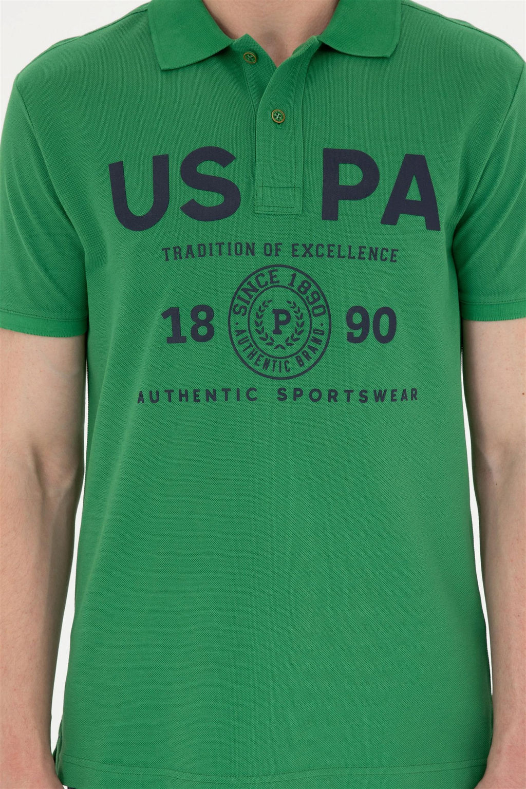 Мужская зеленая футболка Неожиданная скидка в корзине - U.s. polo assn фото 6