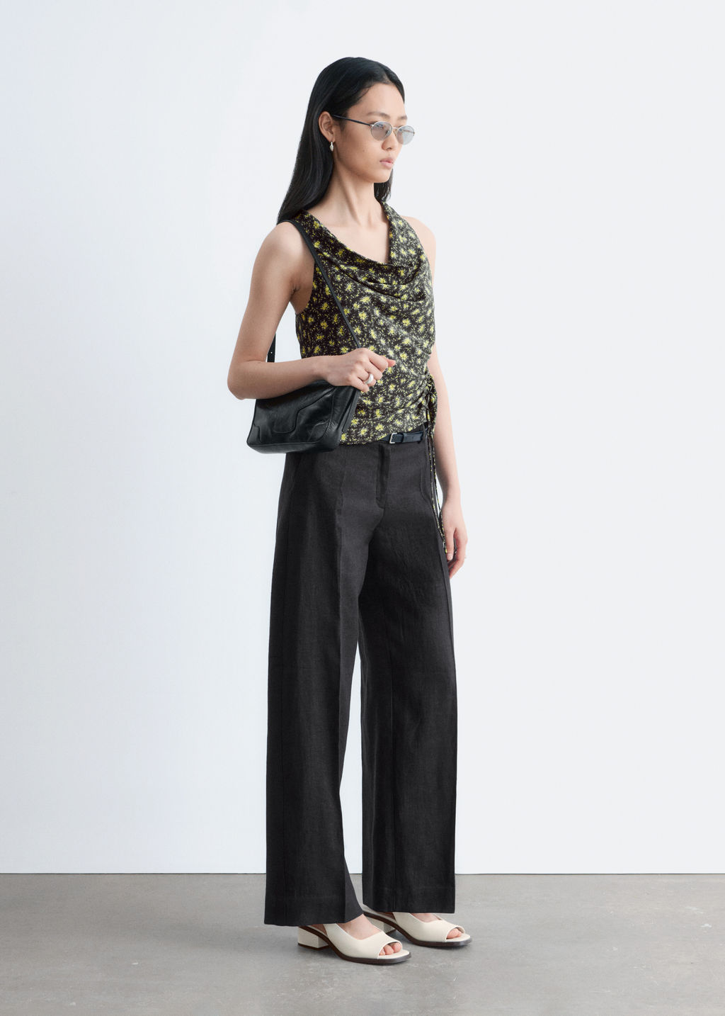 Pantalones sastre de lino - H&m фото 5