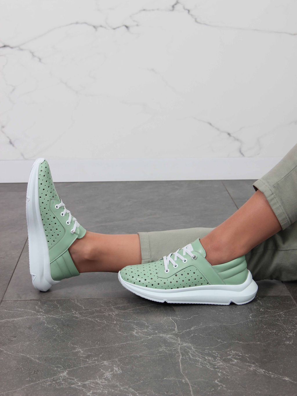 Кроссовки EDART 168.236143w. Мята-виктория - Ed'art фото 7