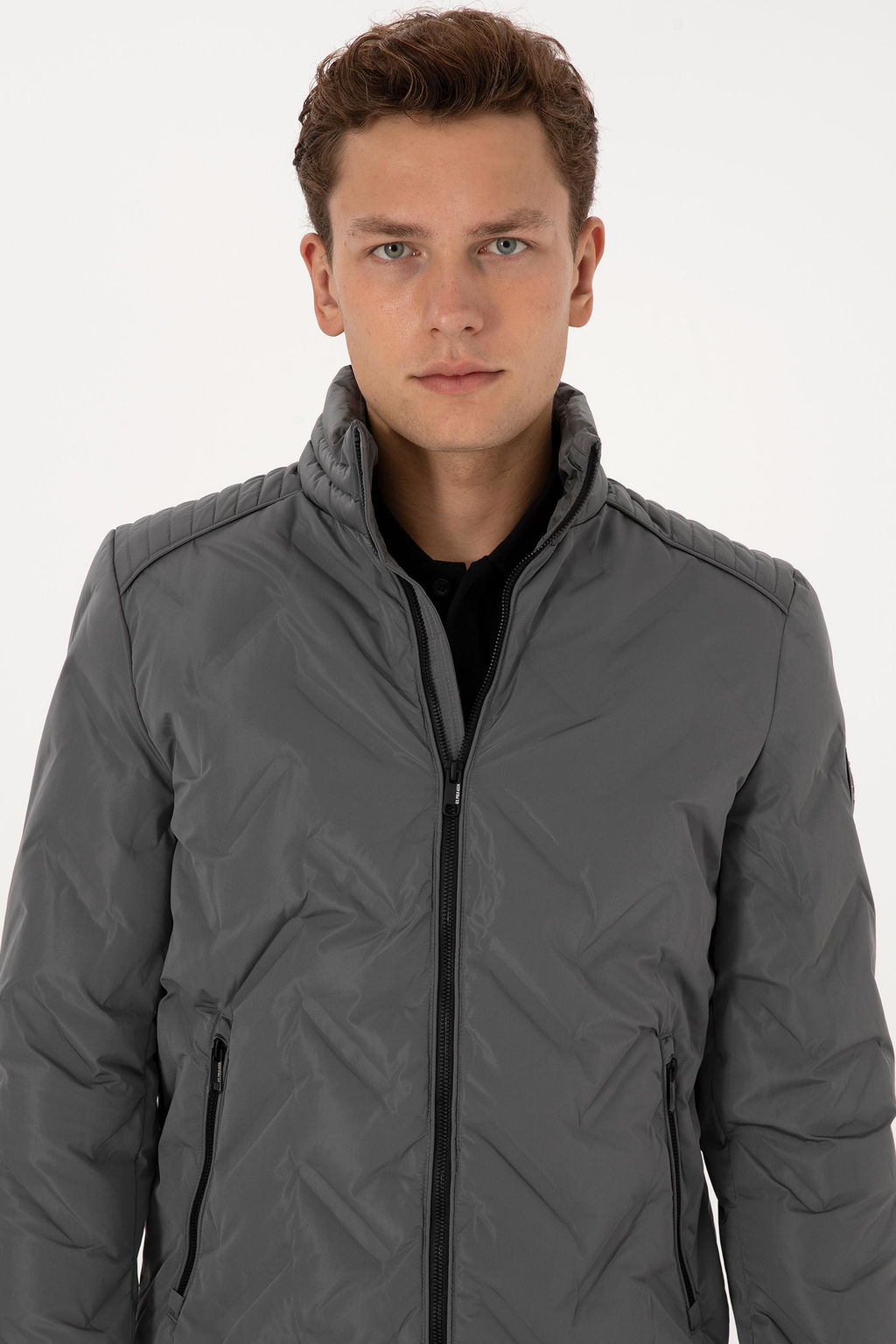 Erkek Gri Mont - U.s. polo assn фото 2