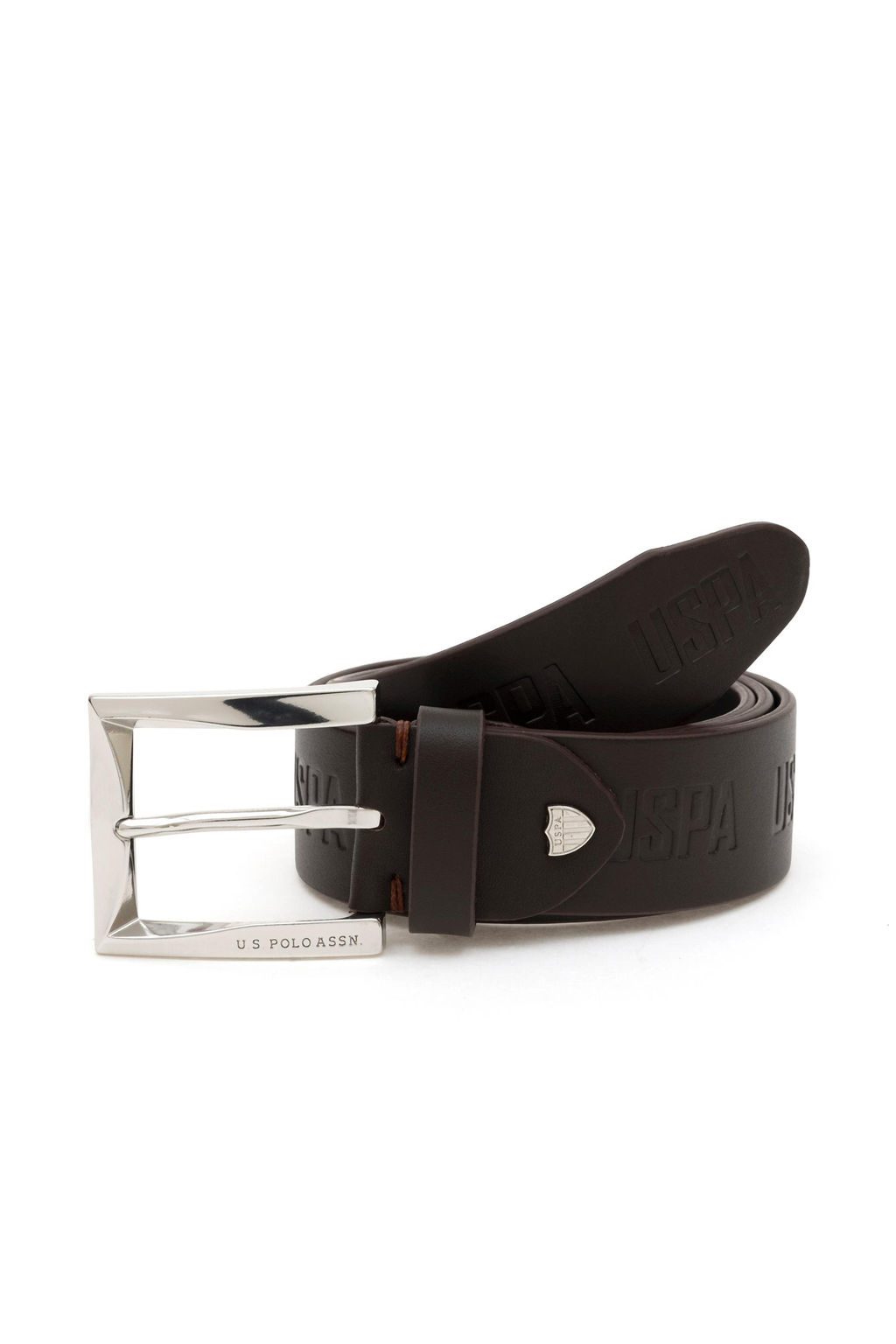 Мужской темно-коричневый ремень Неожиданная скидка в корзине - U.s. polo assn фото 3