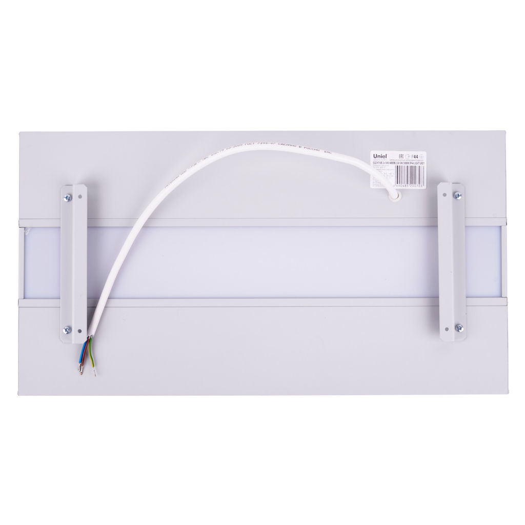 ULO-K16B 2x16W/4000K/L50 5W/3000K IP44 LIGHT GREY Светильник линейный светодиодный подвесной с фоновой подсветкой. Белый свет (4000К). Алюминий. Цвет светло-серый. TM Uniel