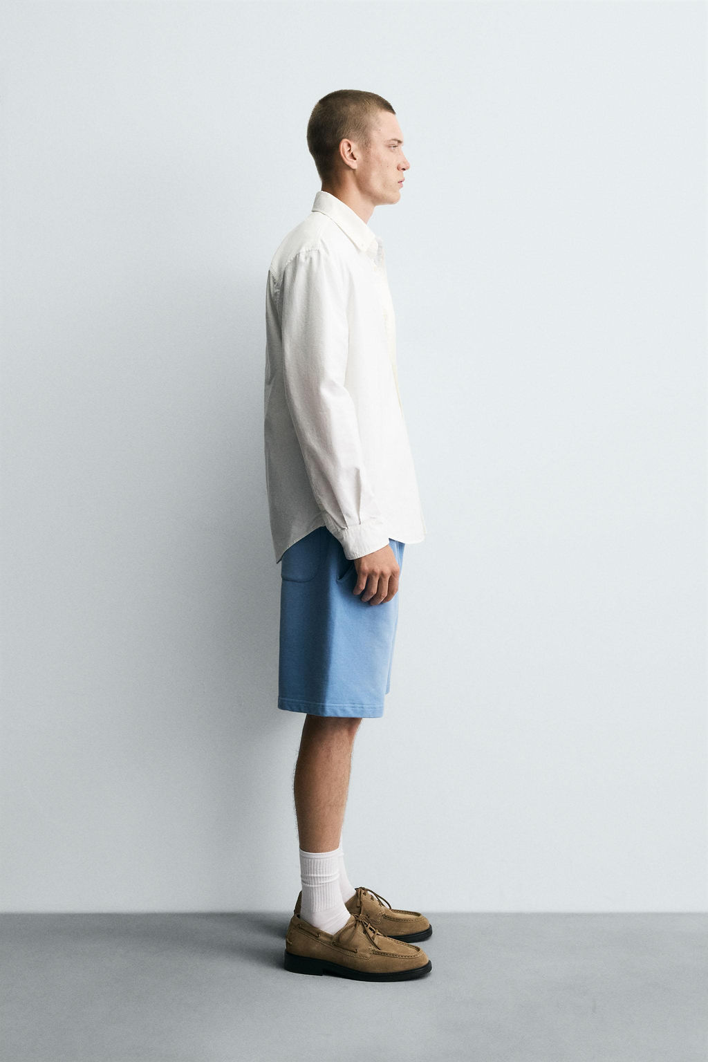 SPRAY WASHED BERMUDA SHORTS - Zara фото 4