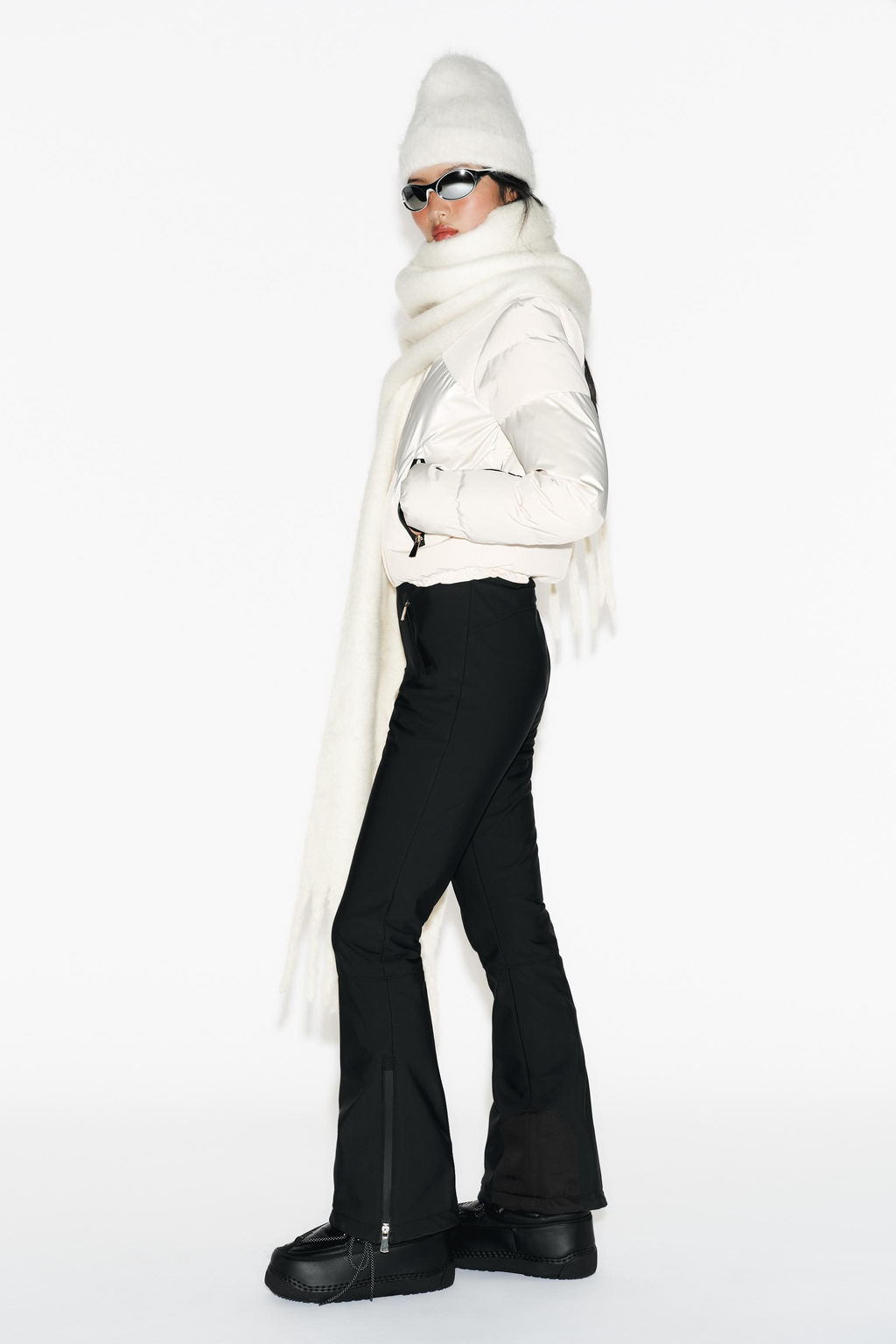 QUILTED COMBINED WATER-RESISTANT WINDPROOF RECCO® TECHNOLOGY SKI COLLECTION JUMPSUIT - Zara фото 19