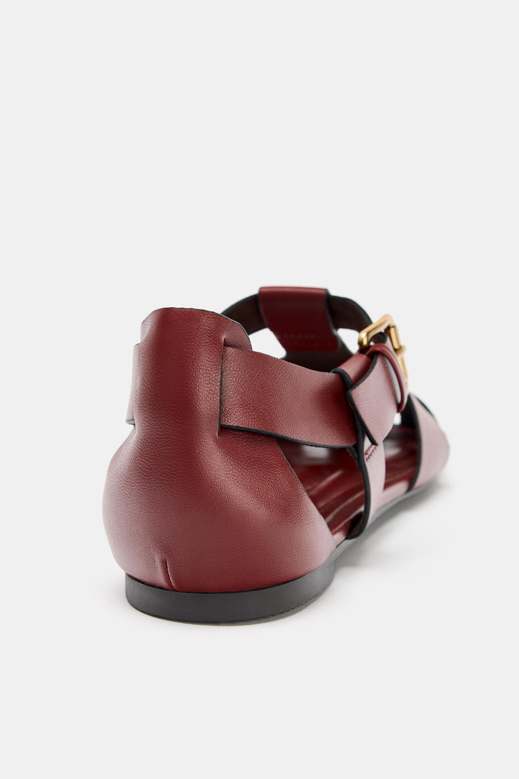 FLAT CAGE SANDALS - Zara фото 5