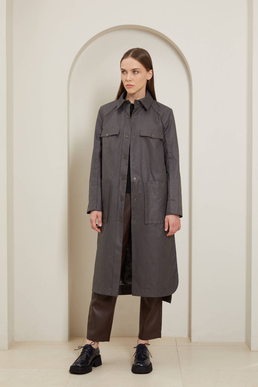 Плащ женский арт. 251S - Ultramarine фото 3