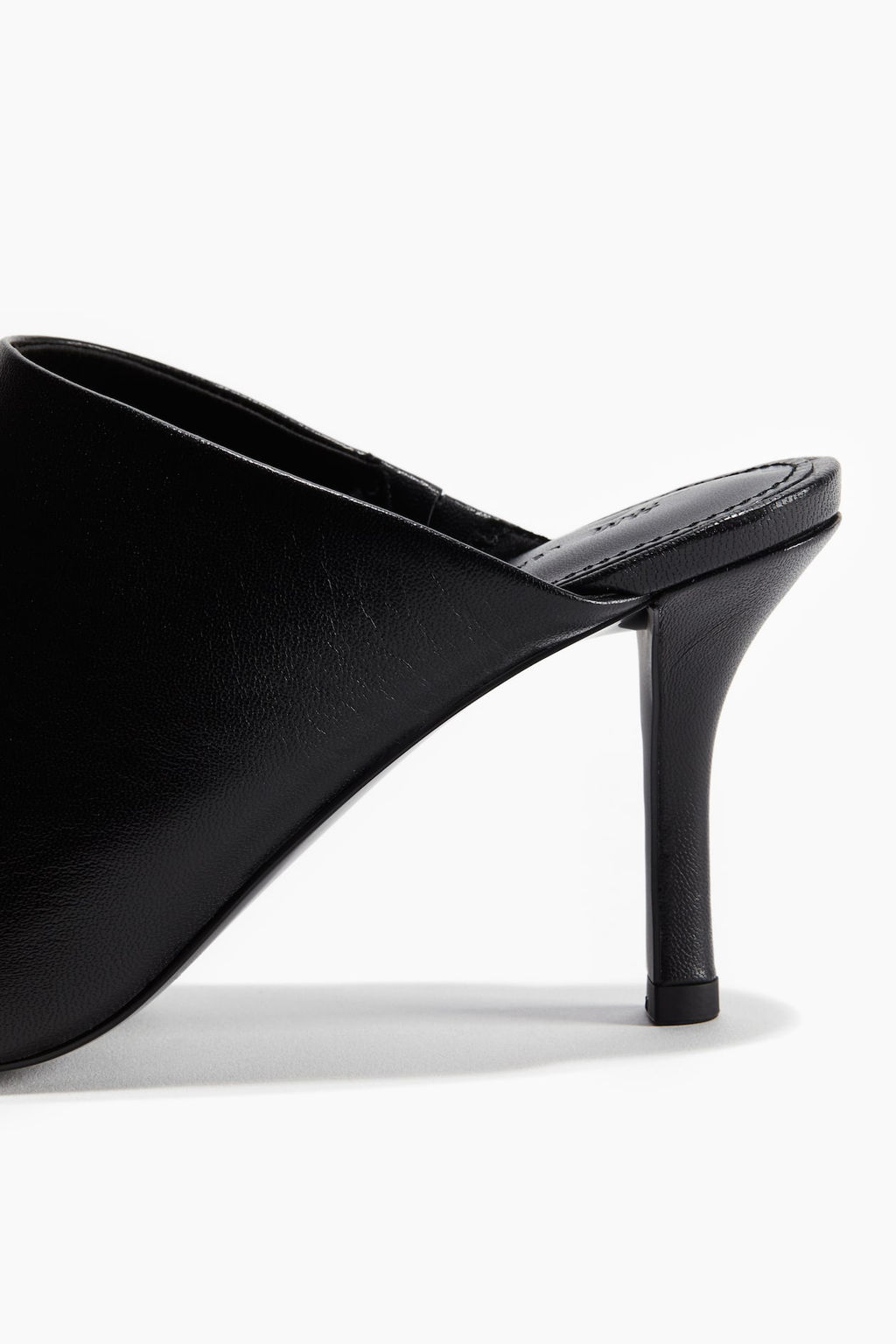 Mules de piel con tacon - H&m фото 3