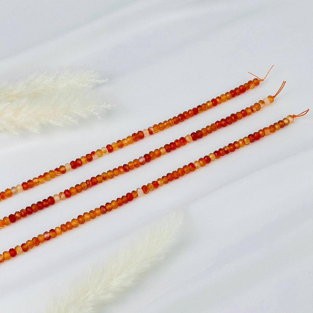 Бусины для украшений из Сердолика 38 см