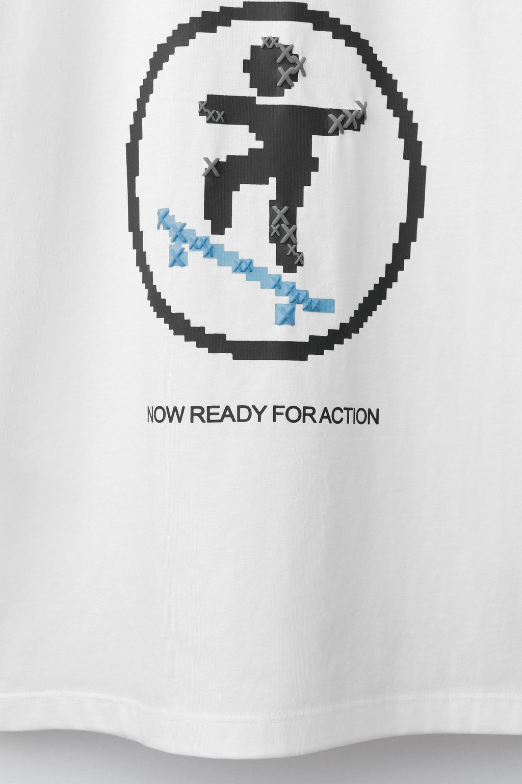 CAMISETA ESTAMPADO SKATE PIXEL / Blanco - Zara фото 4