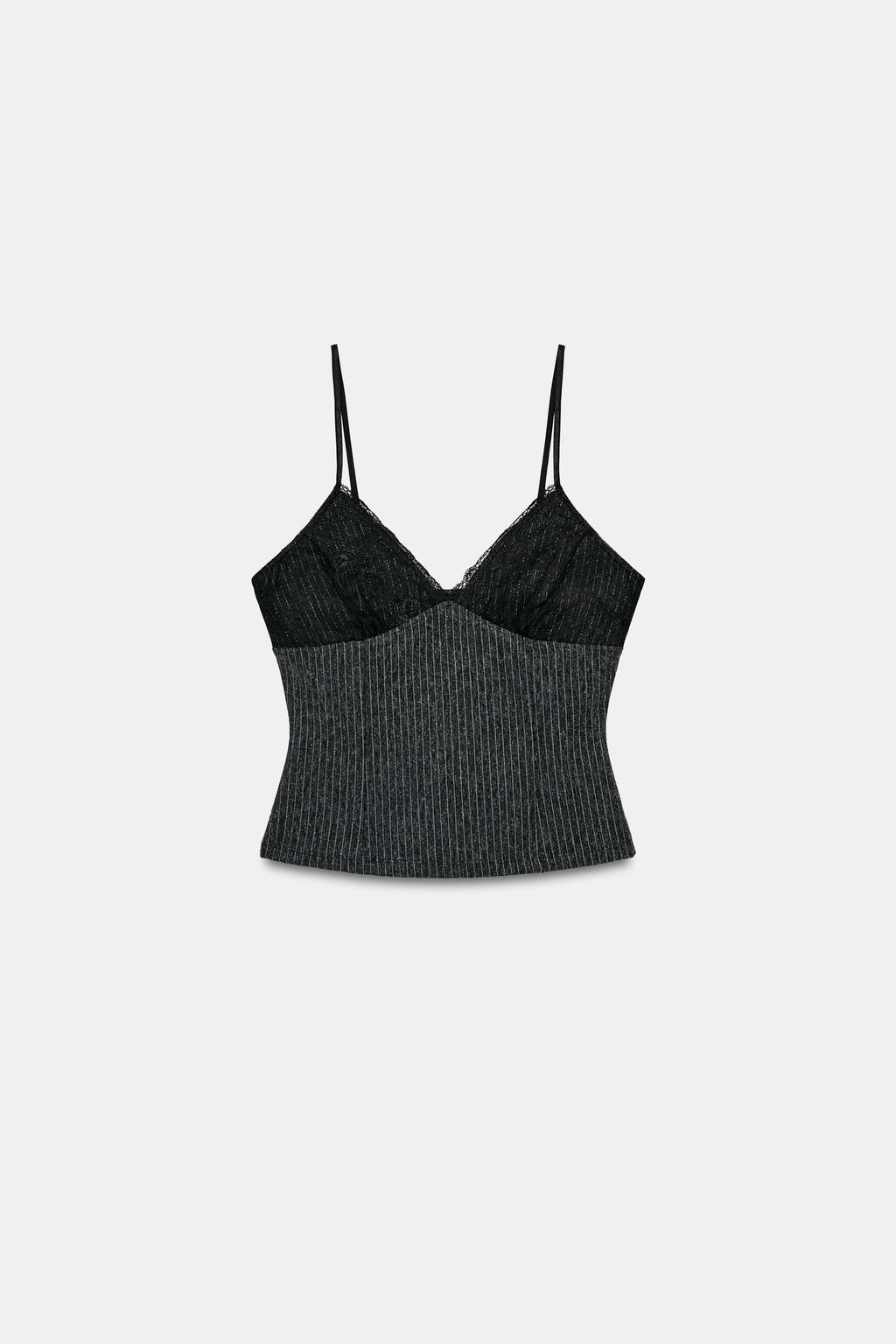 PINSTRIPE CAMISOLE TOP - Zara фото 8