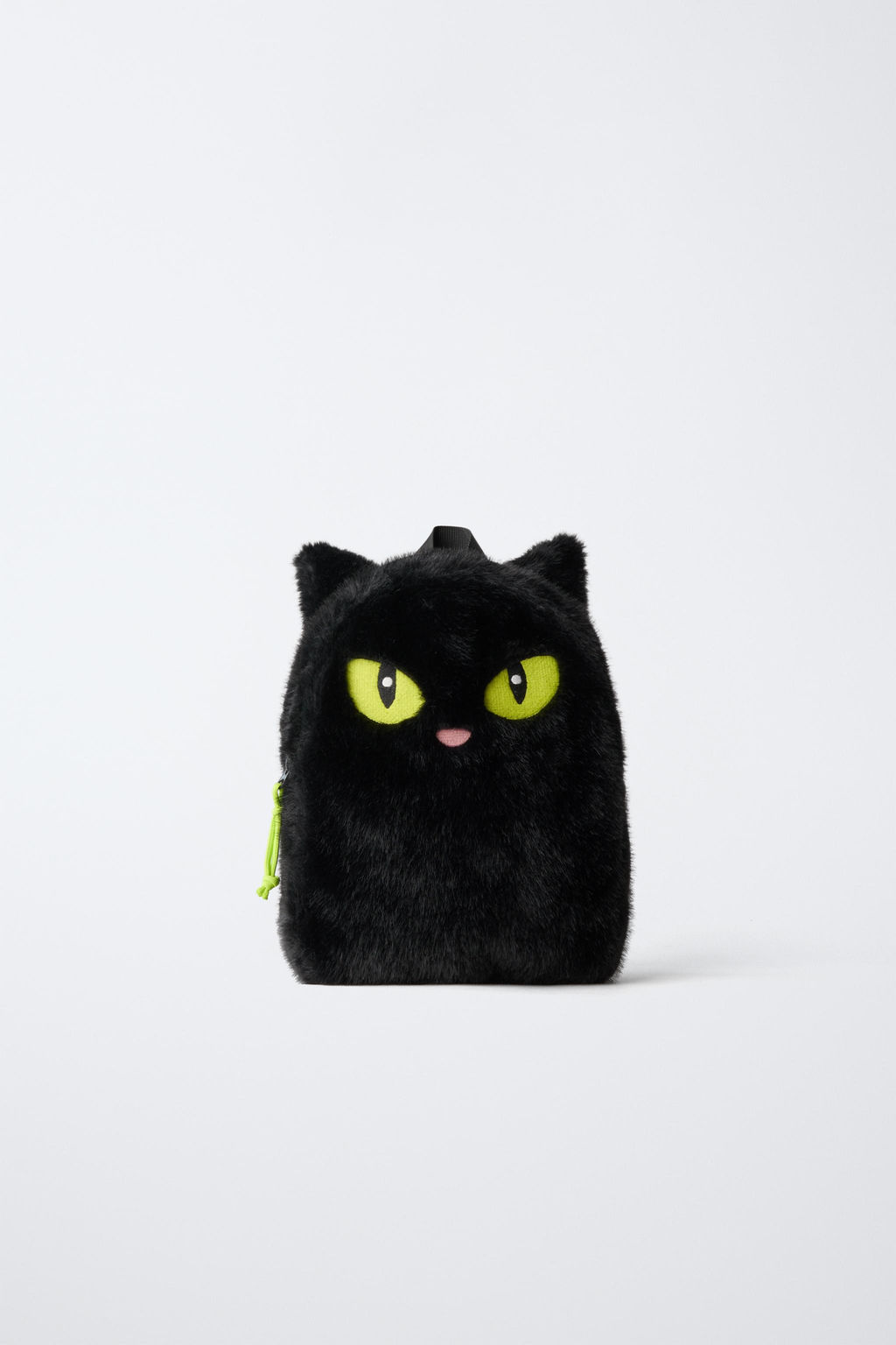 HALLOWEEN SHEEPSKIN CAT BACKPACK