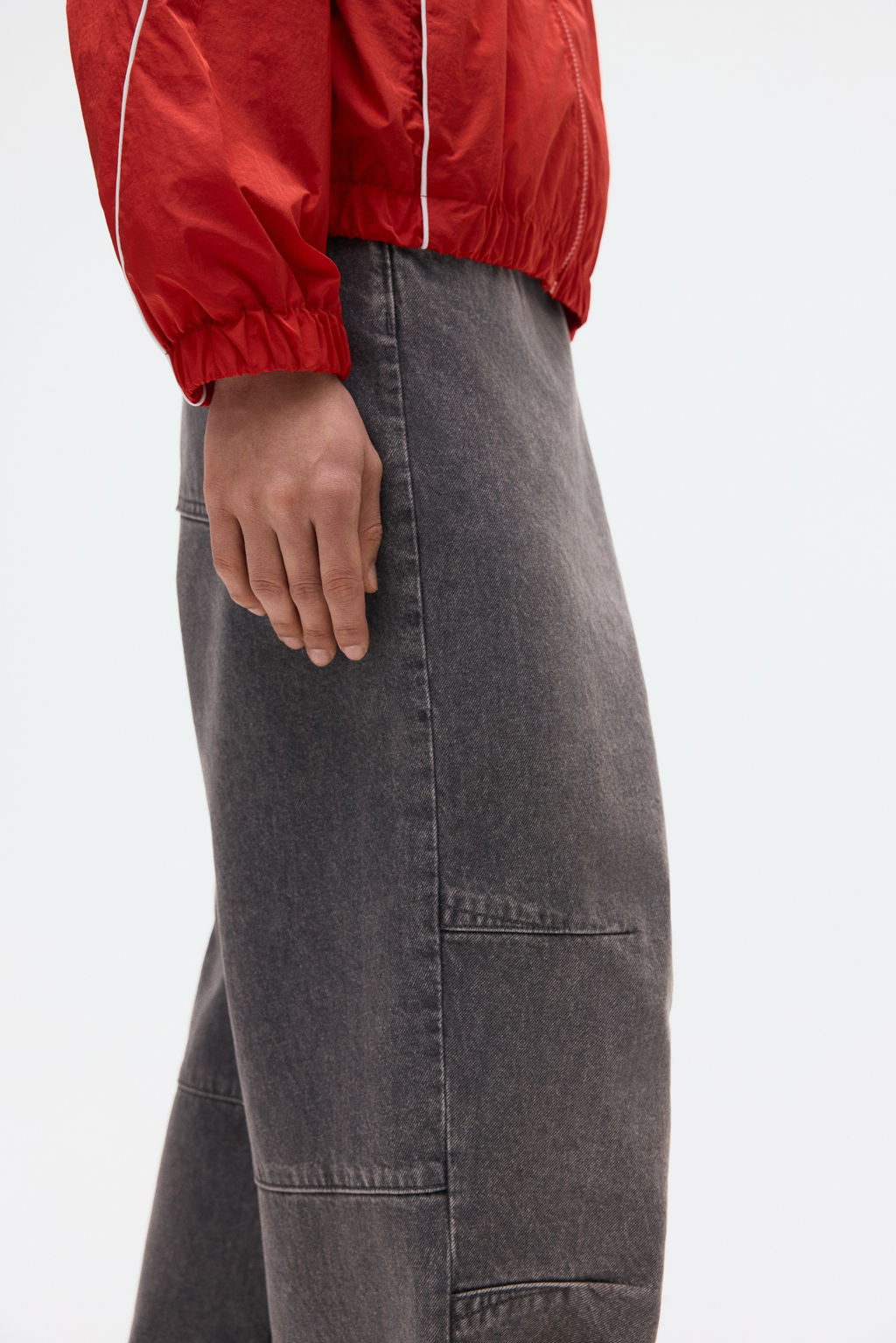 Vaquero baggy con pinzas - H&m фото 7