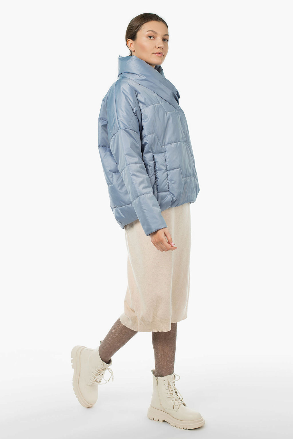 04-2849 Куртка женская демисезонная (G-loft 100) - El podio фото 6