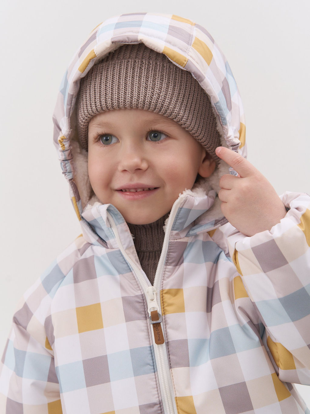 Куртка демисезонная Клеточка 0+ - Bungly фото 5
