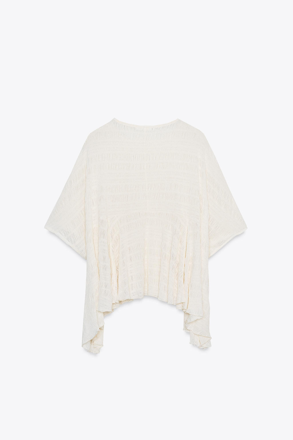 ASYMMETRIC TEXTURED CAPE - Zara фото 7
